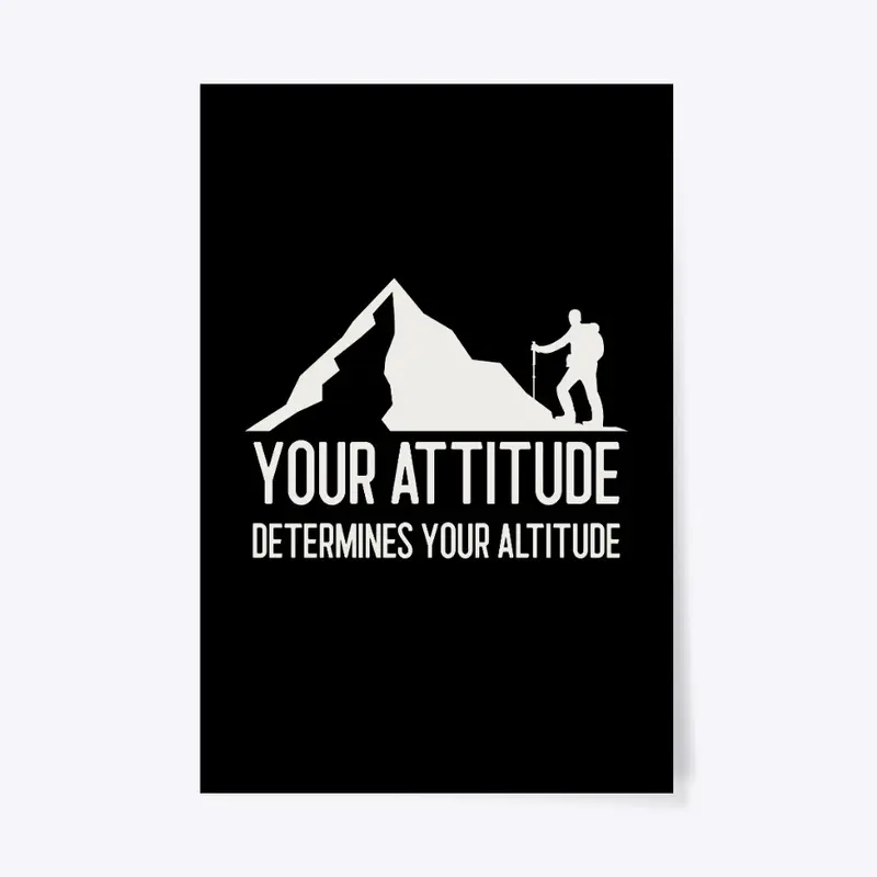 Your Attitude Determines Your Altitude