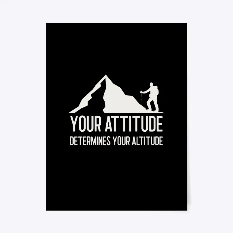 Your Attitude Determines Your Altitude