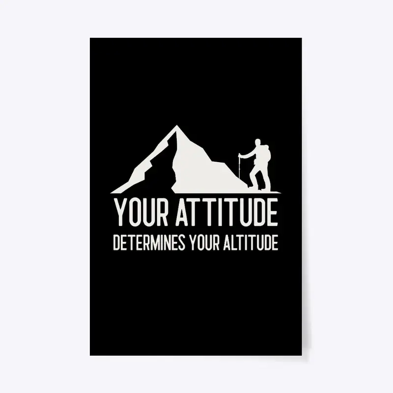 Your Attitude Determines Your Altitude